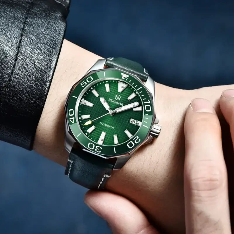 BERSIGAR TIMECRAFT 1668 GREEN STRAP - watches